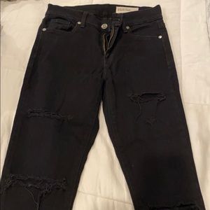 Pistole black ripped skinny jeans